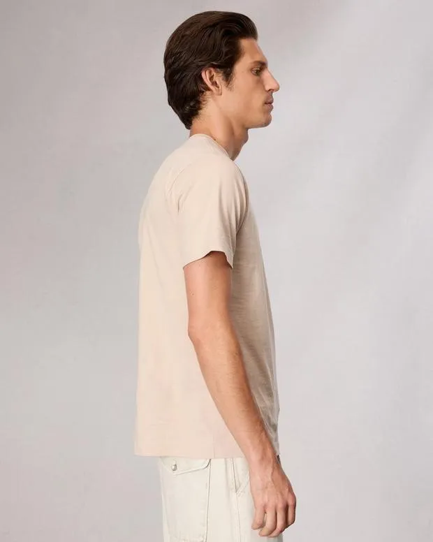 TShirts and Henleys Men Rag and Bone Rb Number 1 TShirt Washed Light Tan