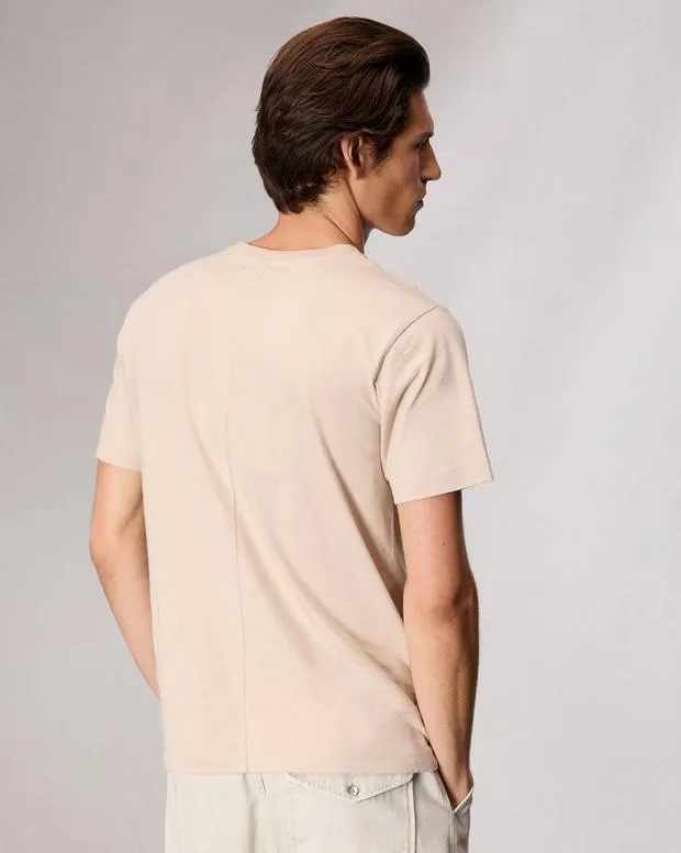 TShirts and Henleys Men Rag and Bone Rb Number 1 TShirt Washed Light Tan