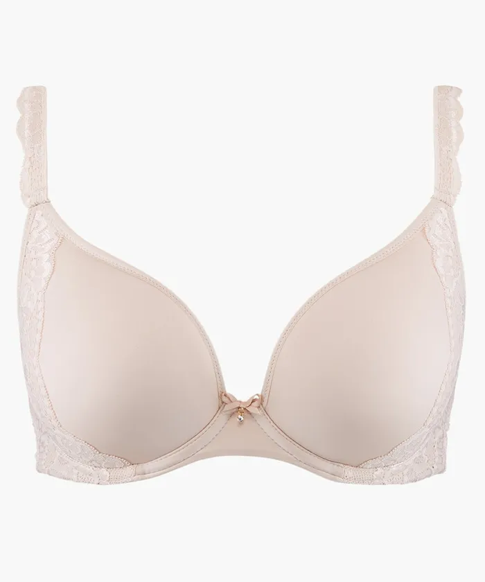 Tshirts Bra Femme Aubade Sweetessence Soutiengorge Spacer Plunge Nude Skin
