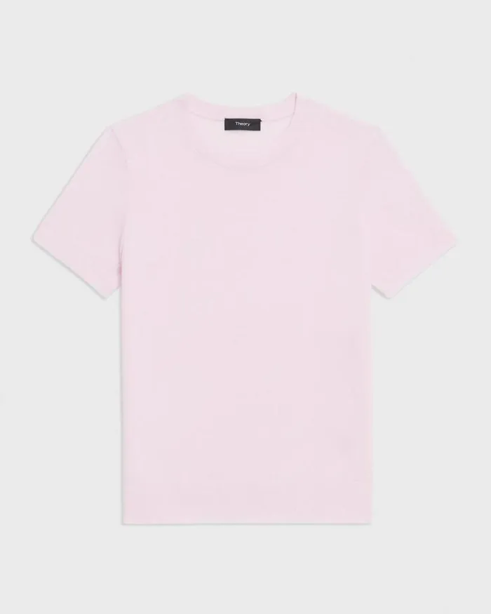 TShirts Tank Tops Women Theory Sweater Tee In Regal Wool Bloom