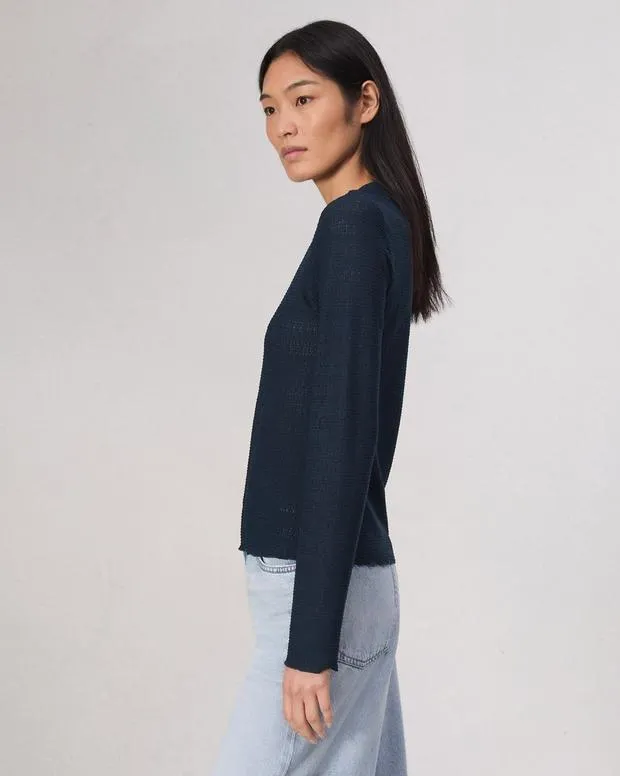 TShirts Women Rag and Bone Julia Textured Tee Salute