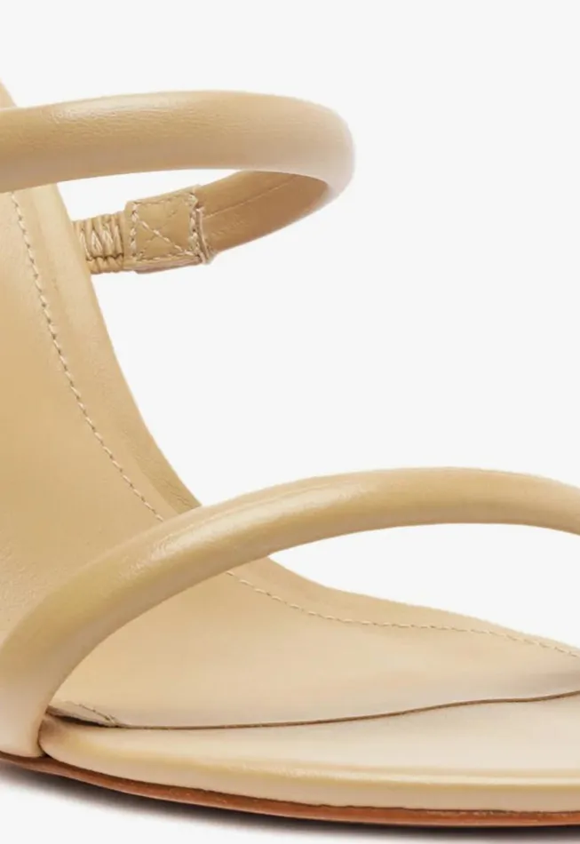 Taliah Nappa Leather Sandal Light Beige Women Schutz Shoes Mules
