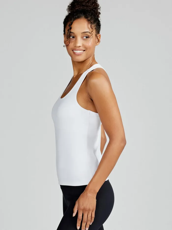 Tanks Women Tasc Performance Sculptive Racer Back Tank With Builtin Bra