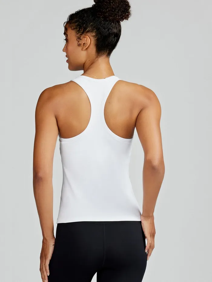 Tanks Women Tasc Performance Sculptive Racer Back Tank With Builtin Bra