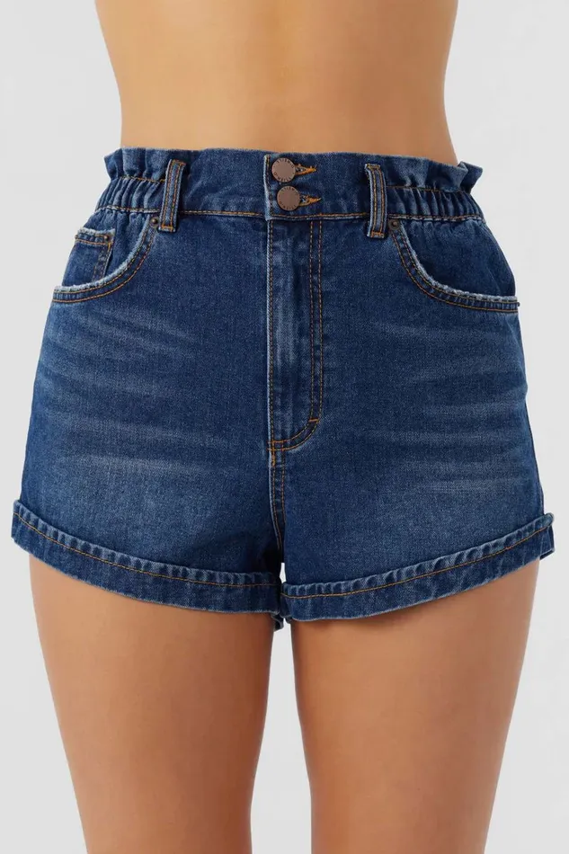 TASIA DENIM SHORTS Dark Indigo Wash Women O039NEILL Clothing