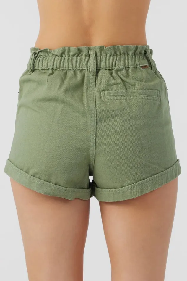 TASIA DENIM SHORTS Oil Green Women O039NEILL Clothing