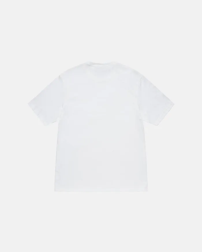 Tees MenWomen Stussy SPORTSWEAR TEE White