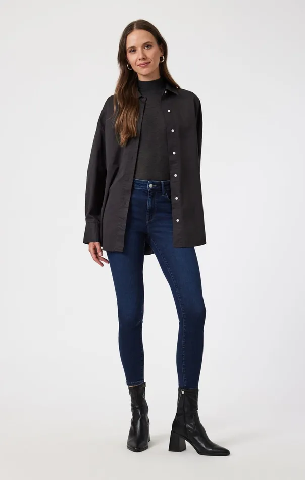 Tess Skinny In Dark Blue Supersoft Women Mavi Jeans Denim