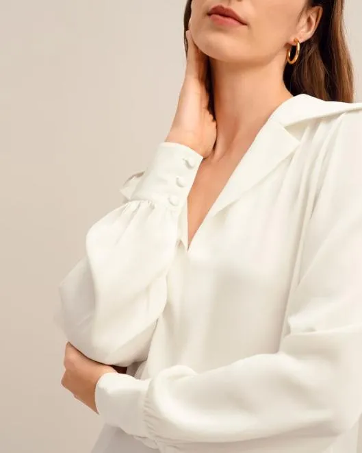 The Cervina Blouse Women Blouses Lilysilk Shirts