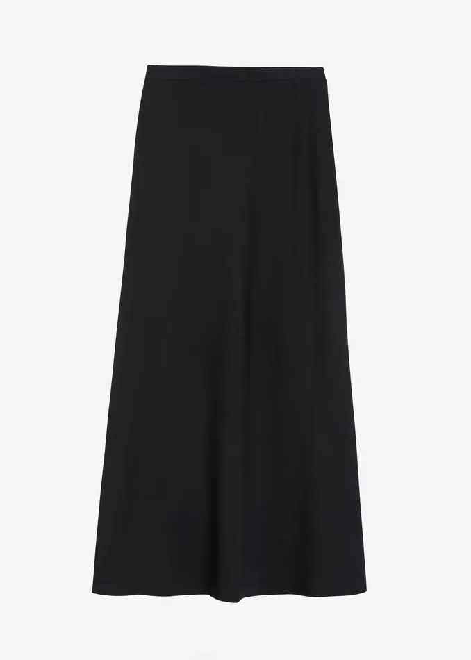 The Frankie Shop Bottoms Ada Satin Skirt 8211 Black 8211 Women