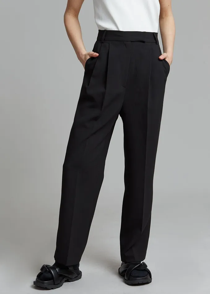 The Frankie Shop Bottoms Bea Suit Pants 8211 Black 8211 Women