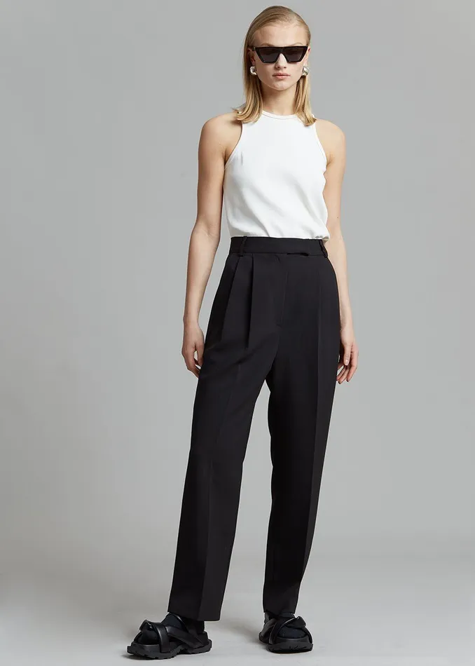The Frankie Shop Bottoms Bea Suit Pants 8211 Black 8211 Women