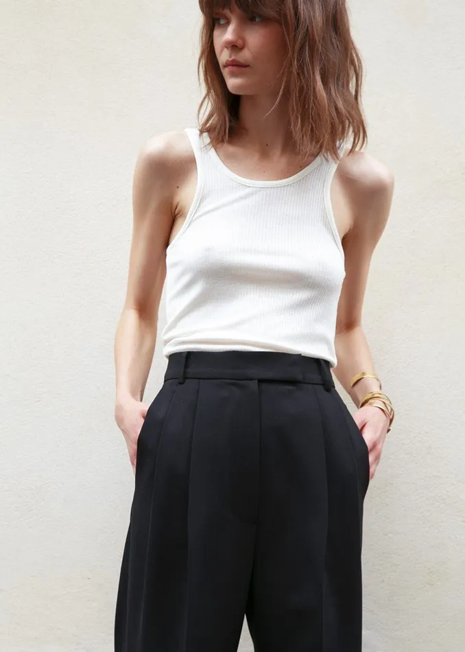 The Frankie Shop Bottoms Bea Suit Pants 8211 Black 8211 Women