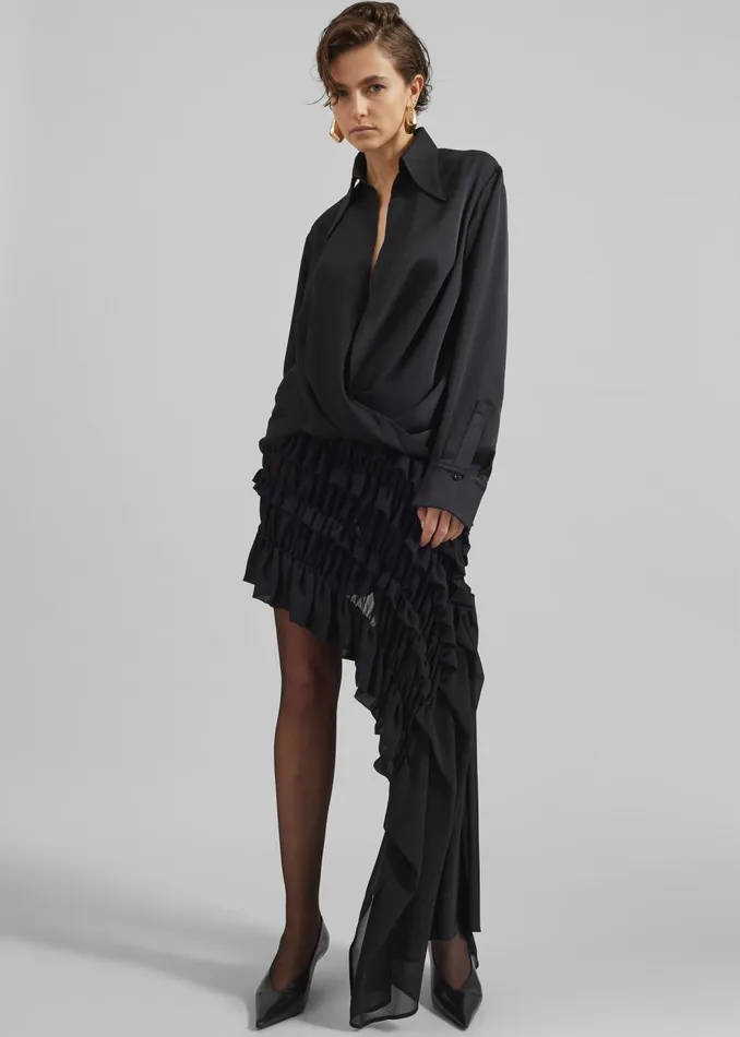 The Frankie Shop Bottoms Beaufille Irving Skirt 8211 Black 8211 Women