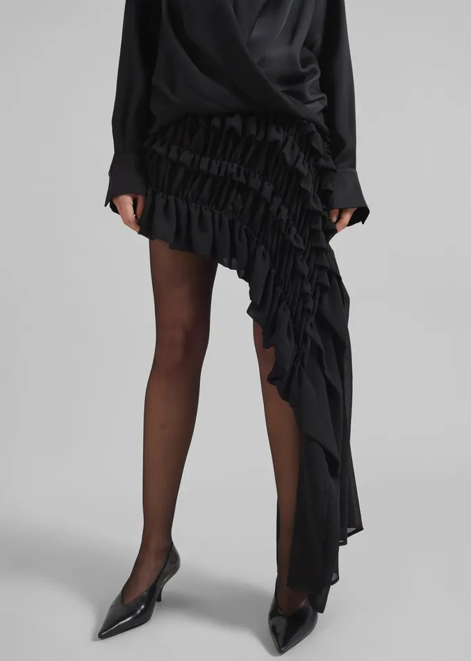 The Frankie Shop Bottoms Beaufille Irving Skirt 8211 Black 8211 Women