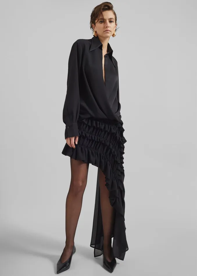 The Frankie Shop Bottoms Beaufille Irving Skirt 8211 Black 8211 Women