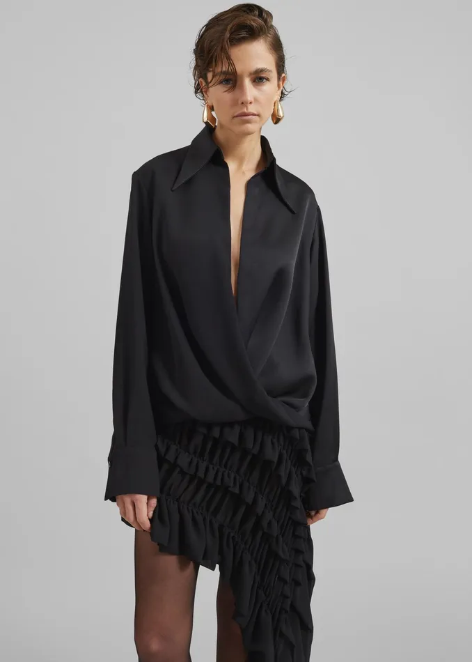 The Frankie Shop Bottoms Beaufille Irving Skirt 8211 Black 8211 Women