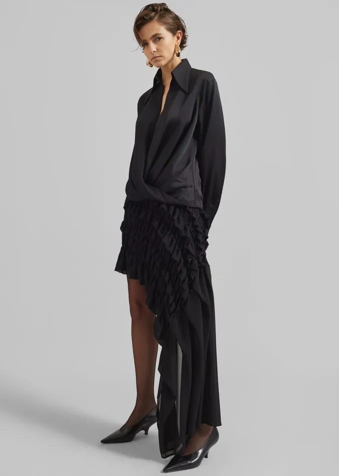 The Frankie Shop Bottoms Beaufille Irving Skirt 8211 Black 8211 Women