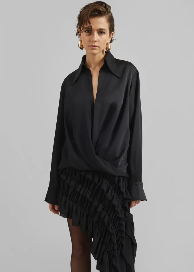 The Frankie Shop Bottoms Beaufille Irving Skirt 8211 Black 8211 Women