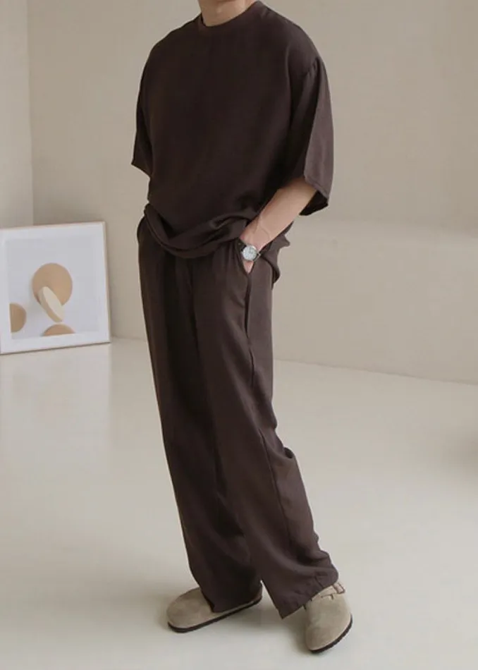 The Frankie Shop Bottoms Brax Pants 8211 Brown 8211 Men