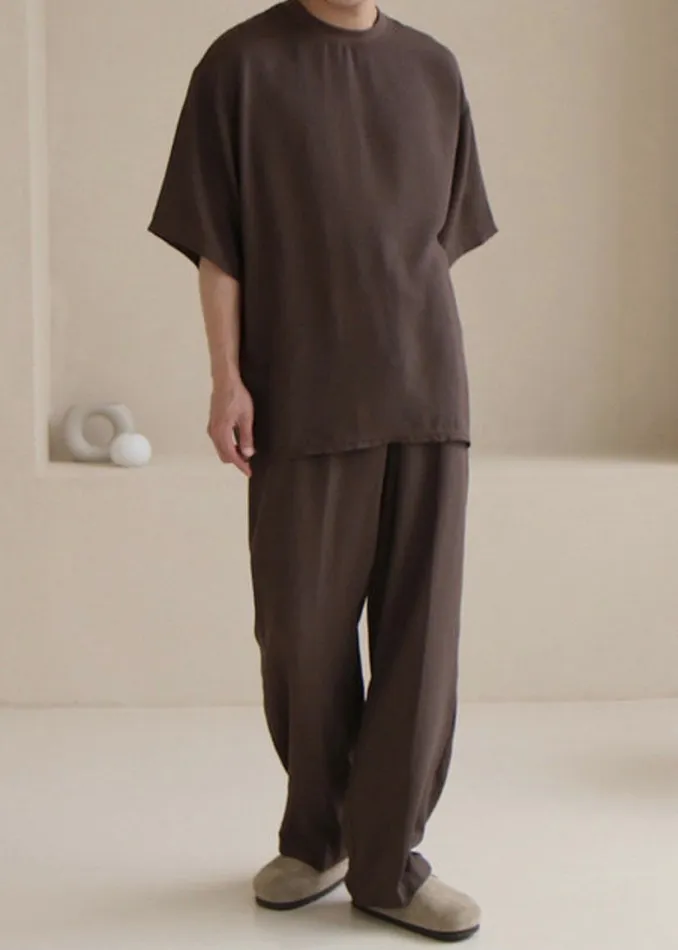 The Frankie Shop Bottoms Brax Pants 8211 Brown 8211 Men