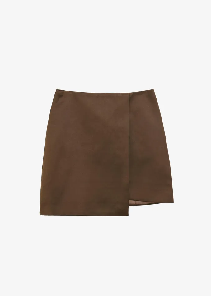 The Frankie Shop Bottoms By Malene Birger Raye Skirt 8211 Dark Mahogany 8211 Women