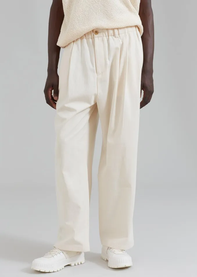 The Frankie Shop Bottoms Charlie Pants 8211 Cream 8211 Men