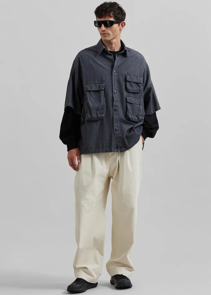 The Frankie Shop Bottoms Charlie Pants 8211 Cream 8211 Men