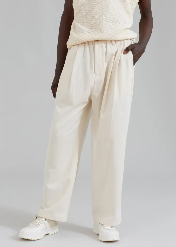 The Frankie Shop Bottoms Charlie Pants 8211 Cream 8211 Men
