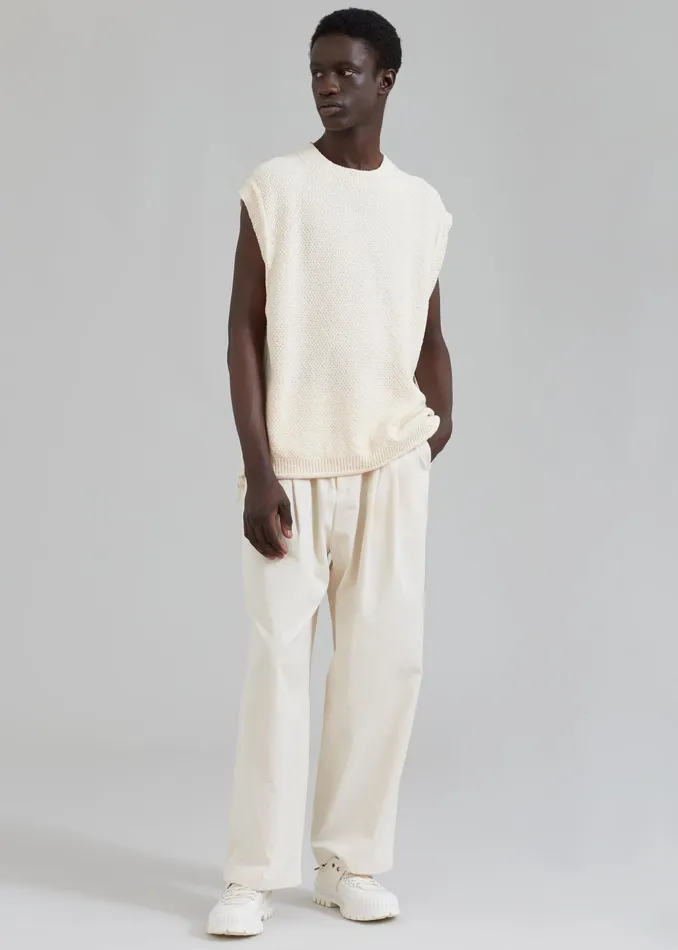 The Frankie Shop Bottoms Charlie Pants 8211 Cream 8211 Men