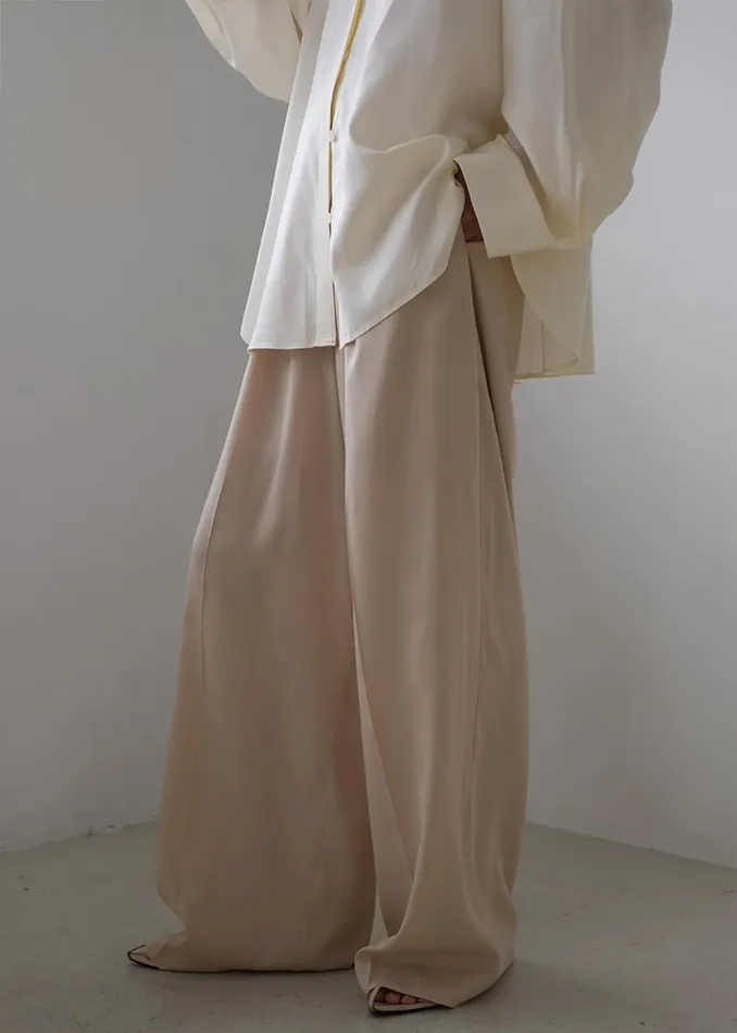 The Frankie Shop Bottoms Colyn Trousers 8211 Beige 8211 Women