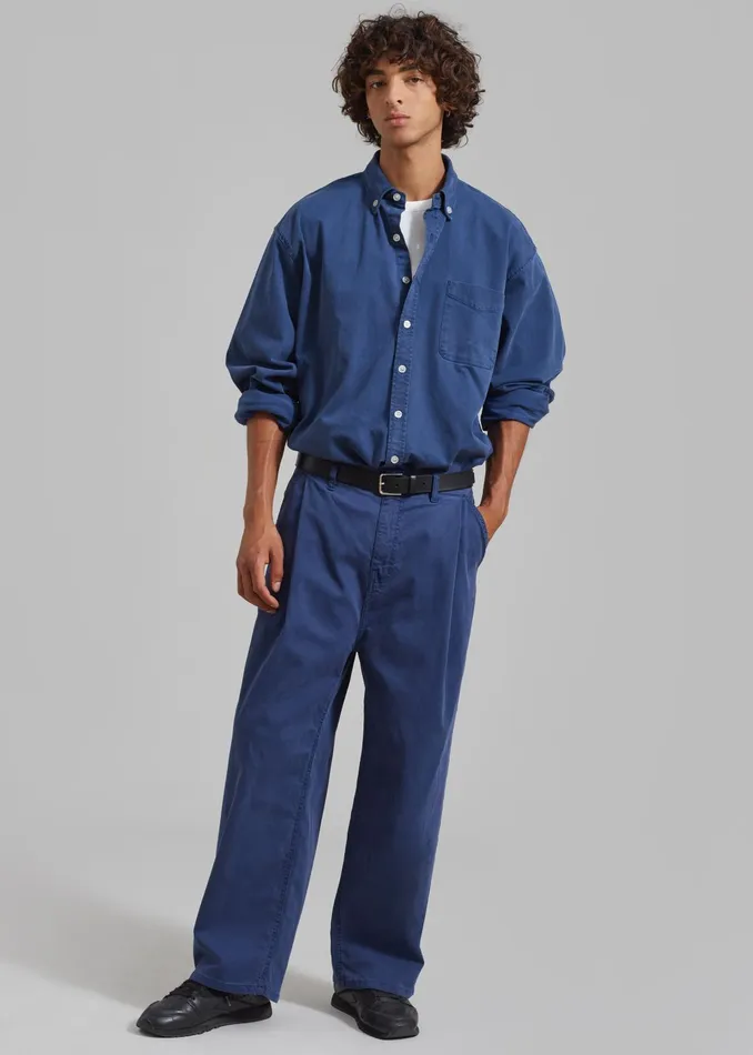 The Frankie Shop Bottoms Drew Pants 8211 Blue 8211 Men