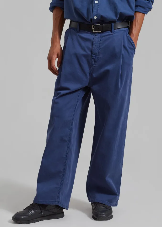 The Frankie Shop Bottoms Drew Pants 8211 Blue 8211 Men