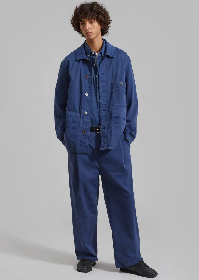 The Frankie Shop Bottoms Drew Pants 8211 Blue 8211 Men