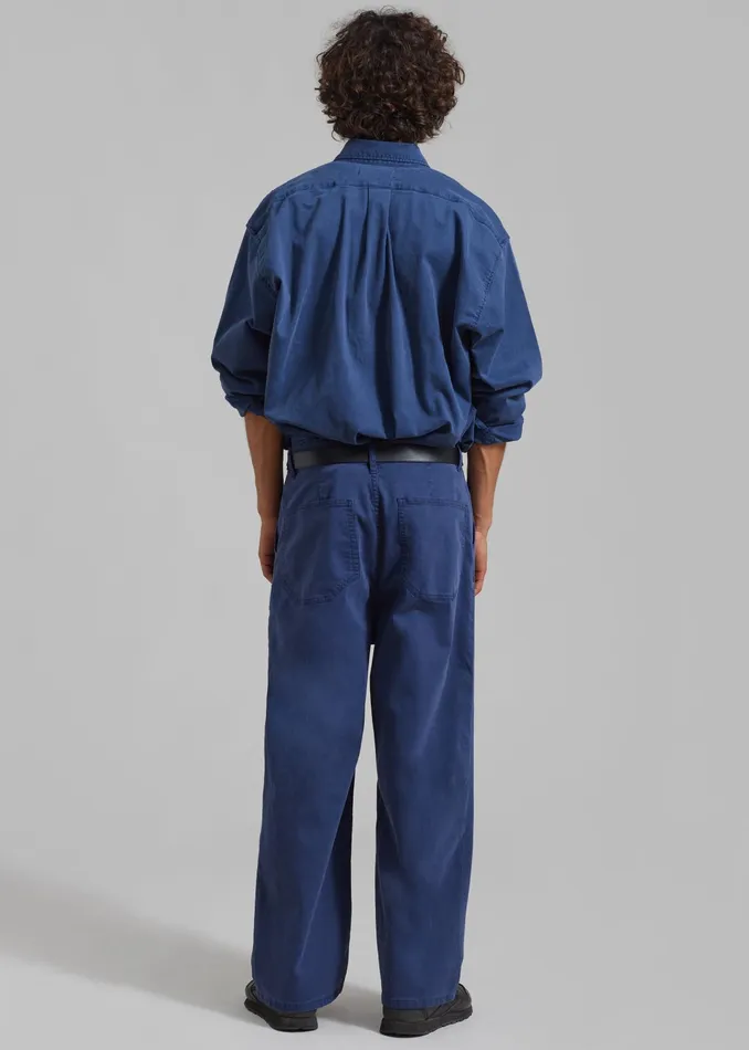 The Frankie Shop Bottoms Drew Pants 8211 Blue 8211 Men
