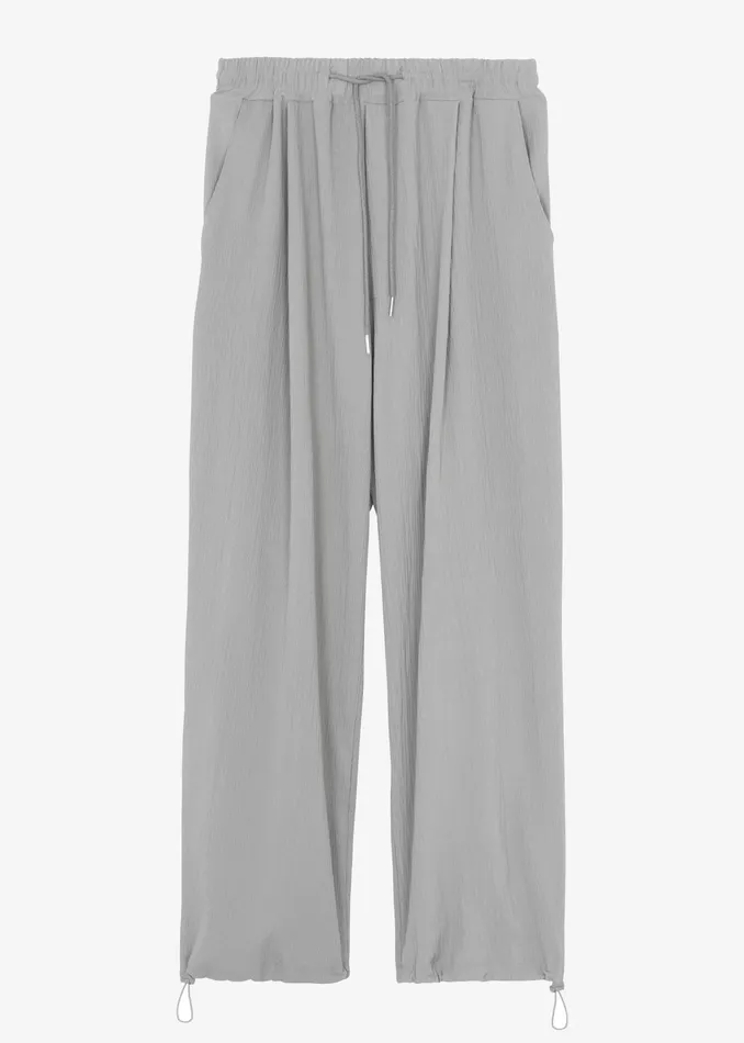 The Frankie Shop Bottoms Eliott Crinkle Pants 8211 Grey 8211 Men