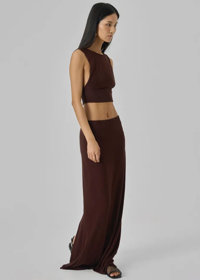 The Frankie Shop Bottoms Evangeline Maxi Skirt 8211 Brown 8211 Women