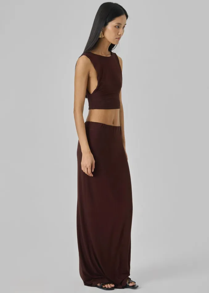 The Frankie Shop Bottoms Evangeline Maxi Skirt 8211 Brown 8211 Women