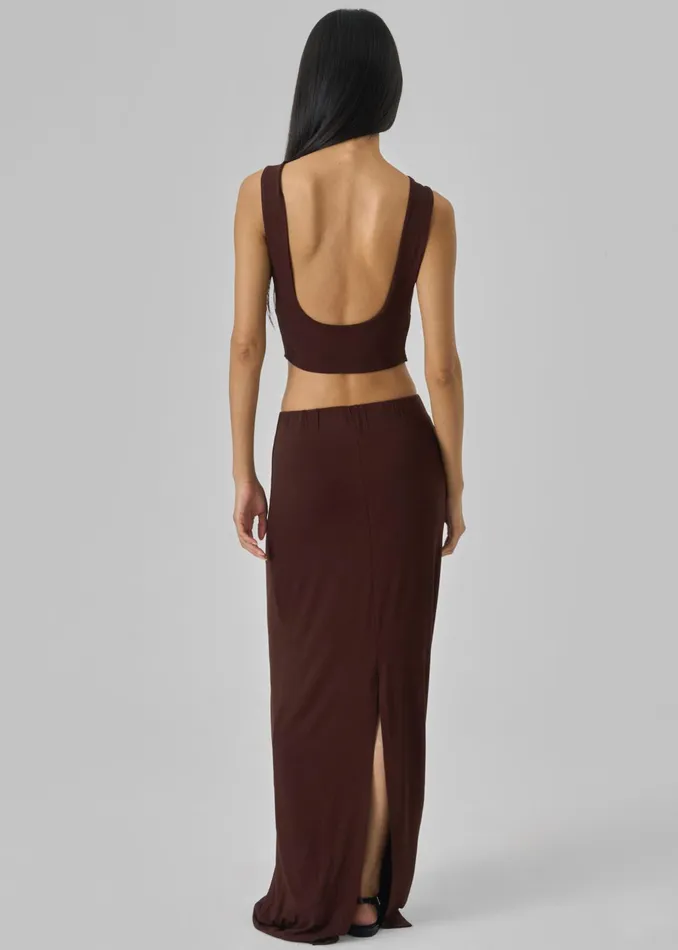 The Frankie Shop Bottoms Evangeline Maxi Skirt 8211 Brown 8211 Women