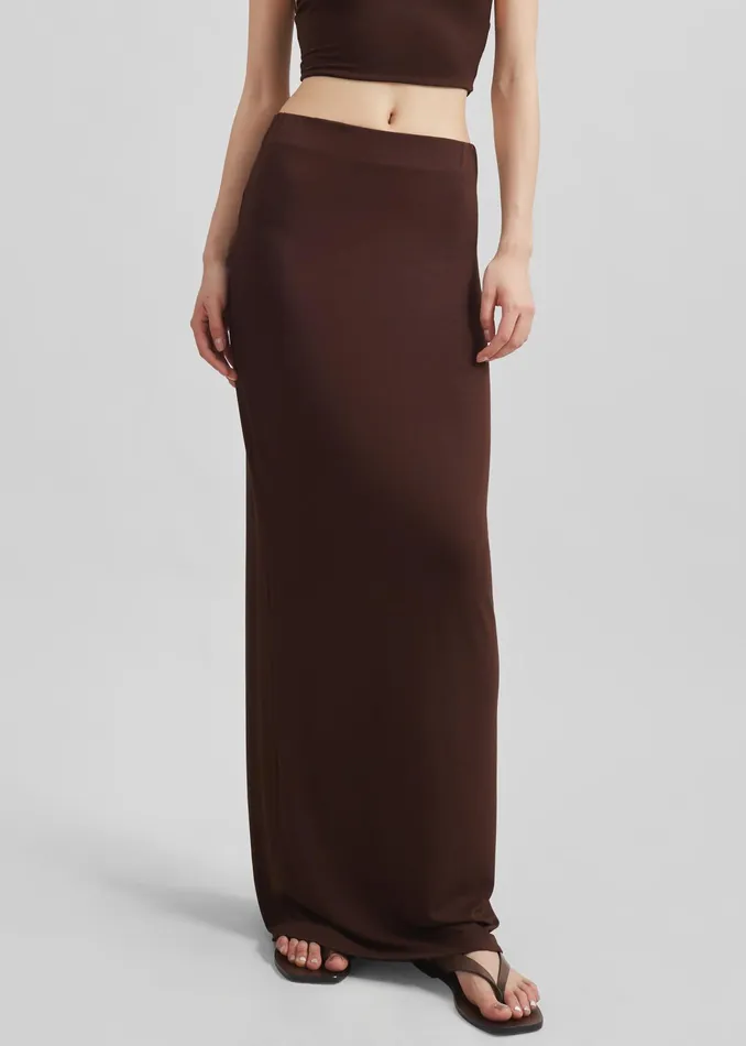 The Frankie Shop Bottoms Evangeline Maxi Skirt 8211 Brown 8211 Women