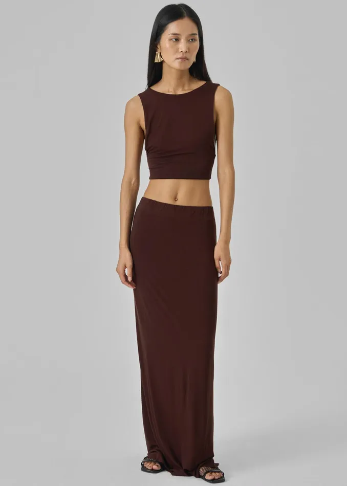 The Frankie Shop Bottoms Evangeline Maxi Skirt 8211 Brown 8211 Women