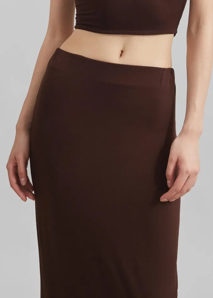 The Frankie Shop Bottoms Evangeline Maxi Skirt 8211 Brown 8211 Women