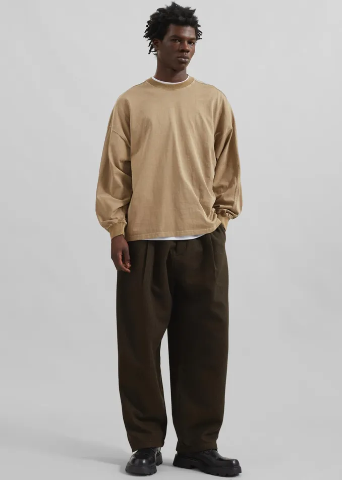 The Frankie Shop Bottoms Felix Trousers 8211 Dark Olive 8211 Men