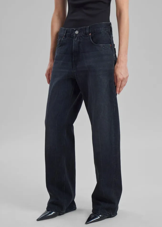 The Frankie Shop Bottoms Haikure Bonnie Bassano Jeans 8211 Black 8211 Women