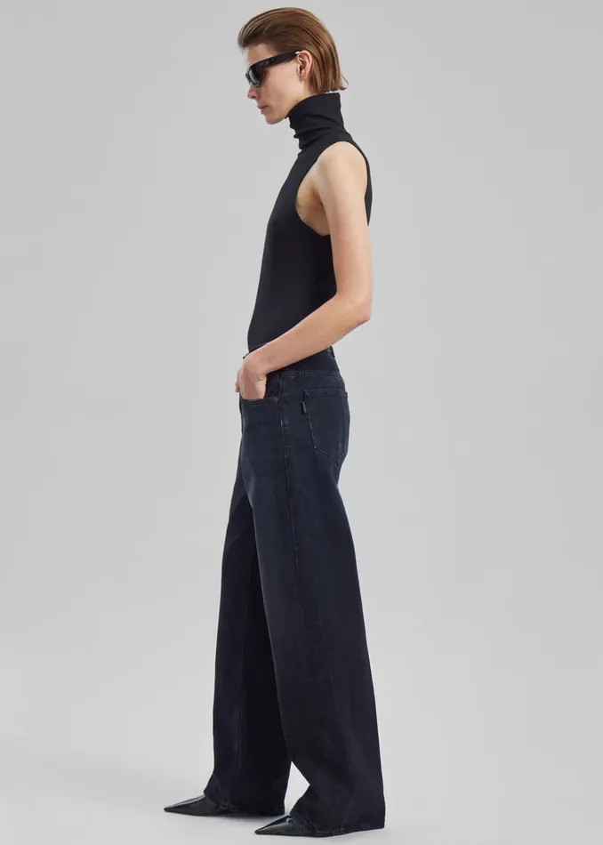 The Frankie Shop Bottoms Haikure Bonnie Bassano Jeans 8211 Black 8211 Women