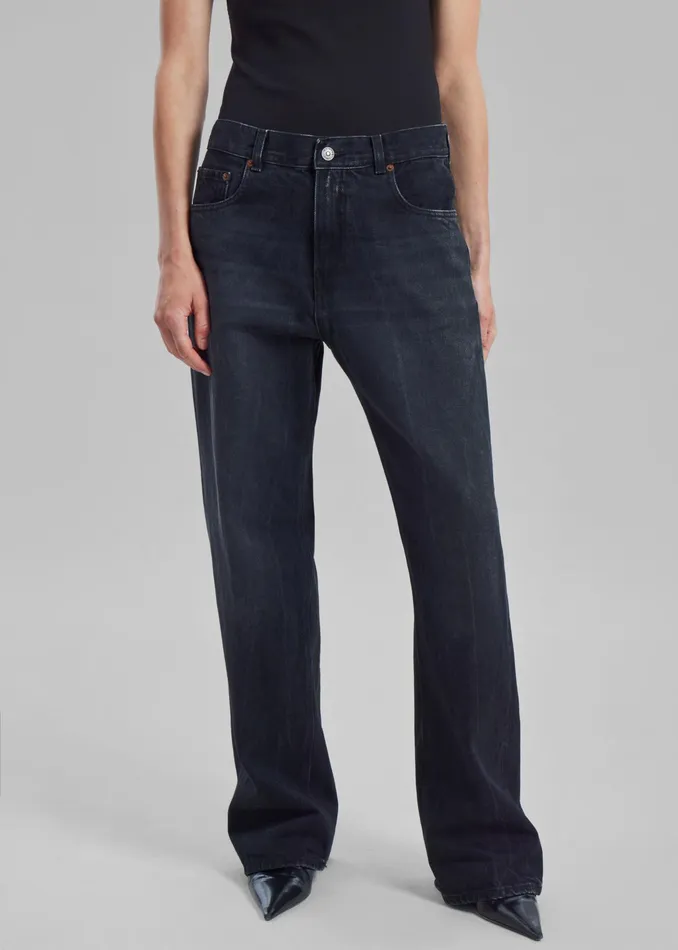 The Frankie Shop Bottoms Haikure Bonnie Bassano Jeans 8211 Black 8211 Women