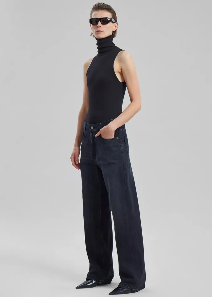 The Frankie Shop Bottoms Haikure Bonnie Bassano Jeans 8211 Black 8211 Women