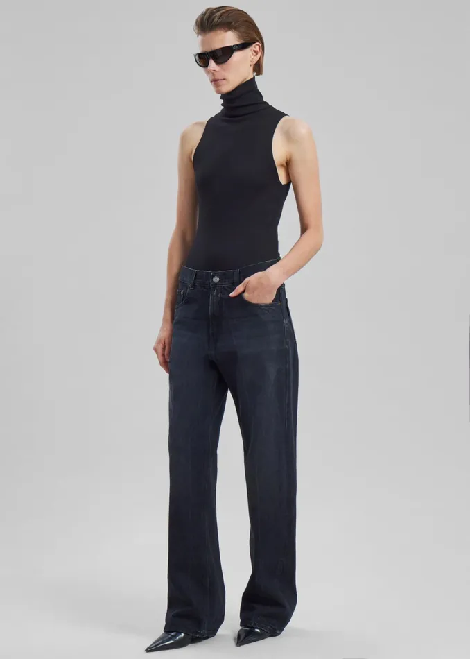 The Frankie Shop Bottoms Haikure Bonnie Bassano Jeans 8211 Black 8211 Women