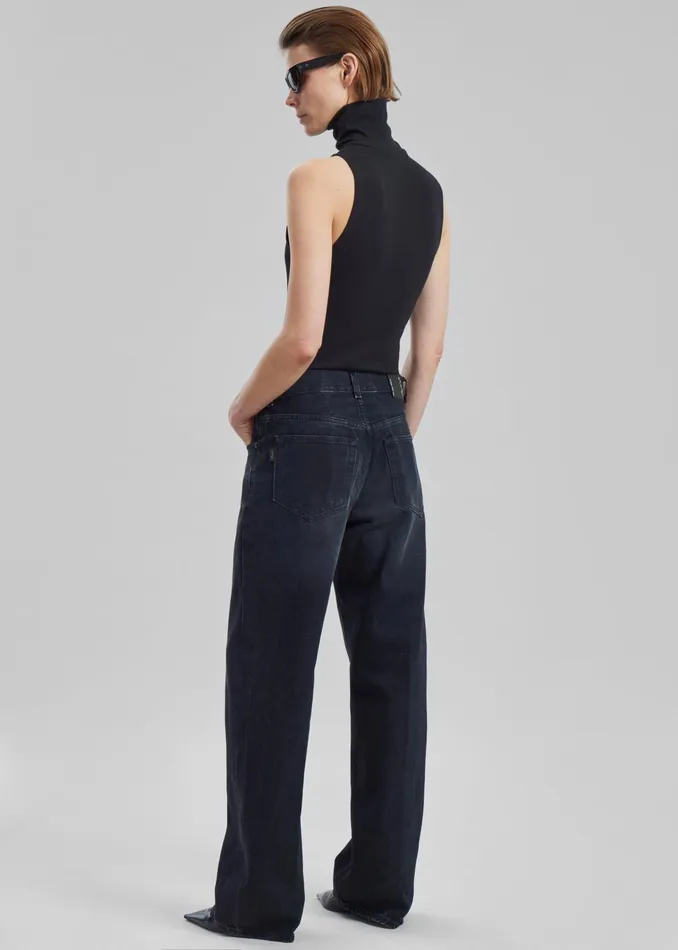 The Frankie Shop Bottoms Haikure Bonnie Bassano Jeans 8211 Black 8211 Women