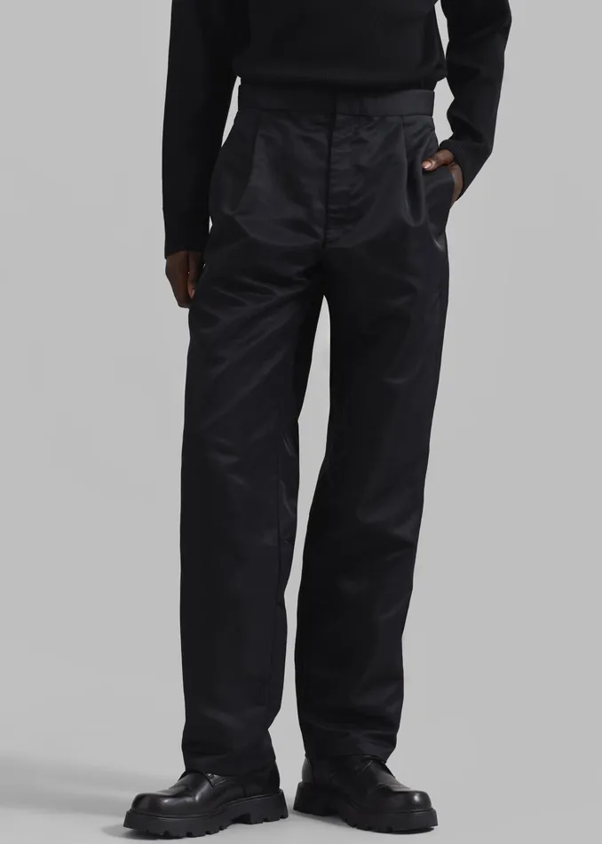 The Frankie Shop Bottoms Louis Gabriel Nouchi StraightLeg Smoking Polyamide Trousers 8211 Black 8211 Men The Frankie Shop Bottoms Louis Gabriel Nouchi StraightLeg Smoking Polyamide Trousers 8211 Black 8211 Men